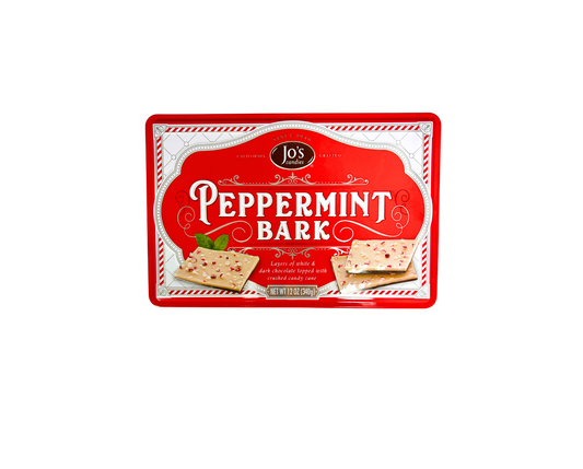 Peppermint Bark Tin and Soup