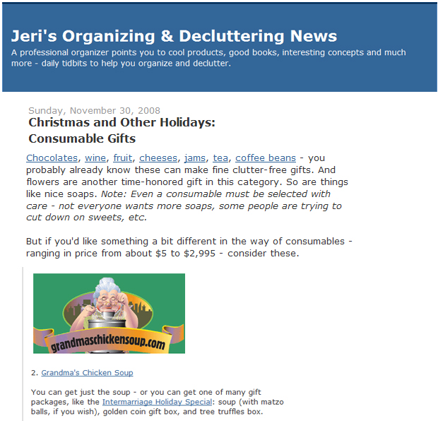 Jeri's Organizing & Decluttering News: Reader Question: Organizing the  Greeting Cards